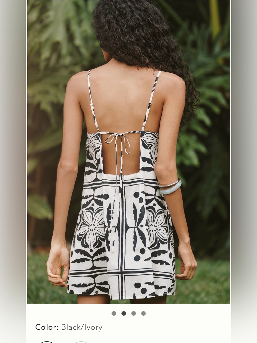 Celandine Cotton Printed Shift Dress - Picture 2 of 6